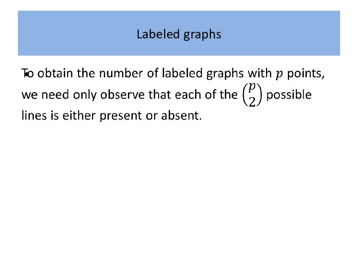 Labeled graphs