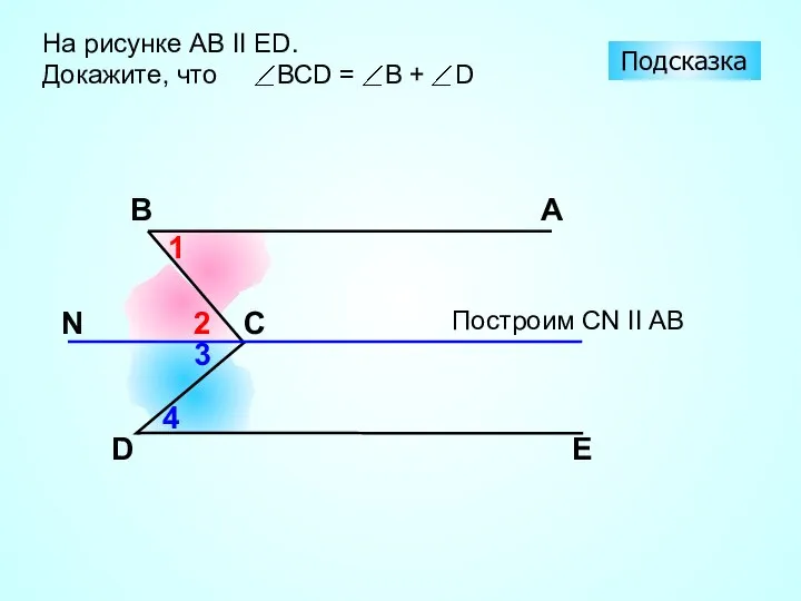 E D A Построим CN II AB B C Подсказка