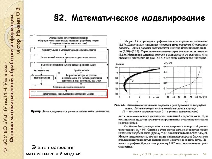 ФГБОУ ВО «УлГПУ им. И.Н. Ульянова» Основы математической обработки информации лектор