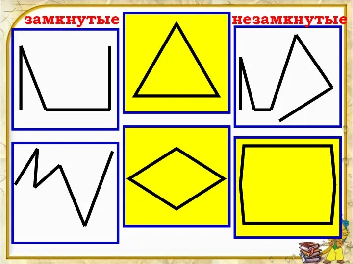 замкнутые незамкнутые