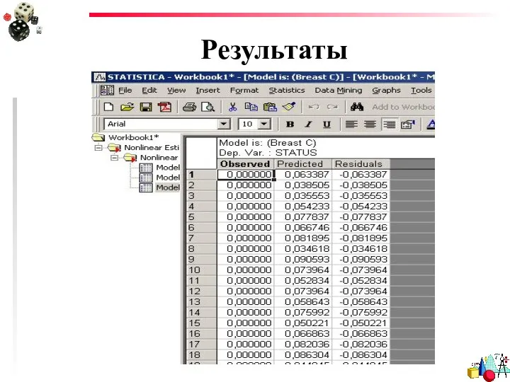 Результаты