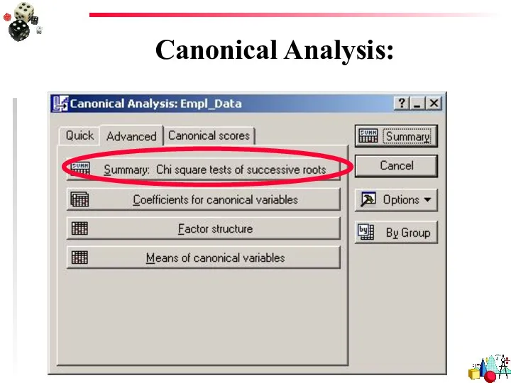 Canonical Analysis: