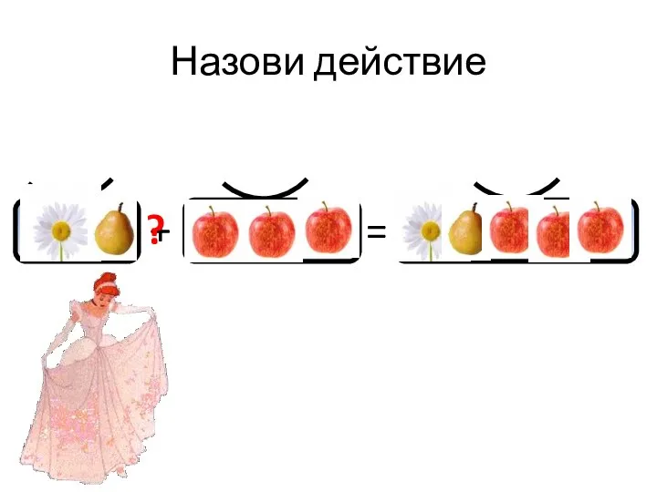 Назови действие + = ?