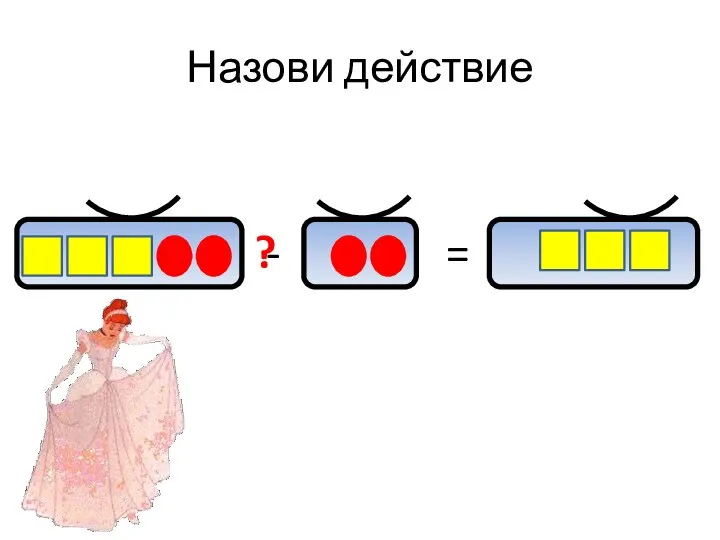 Назови действие - = ?