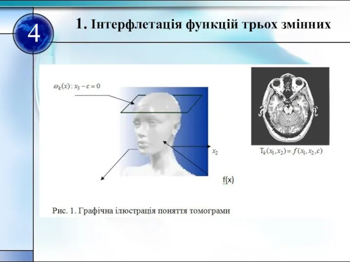 1. Інтерфлетація функцій трьох змінних 4