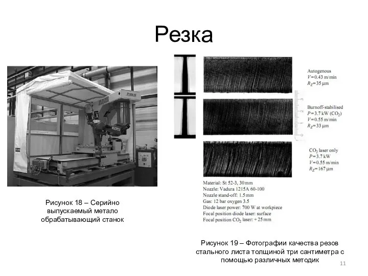 Резка Рисунок 18 – Серийно выпускаемый метало обрабатывающий станок Рисунок 19