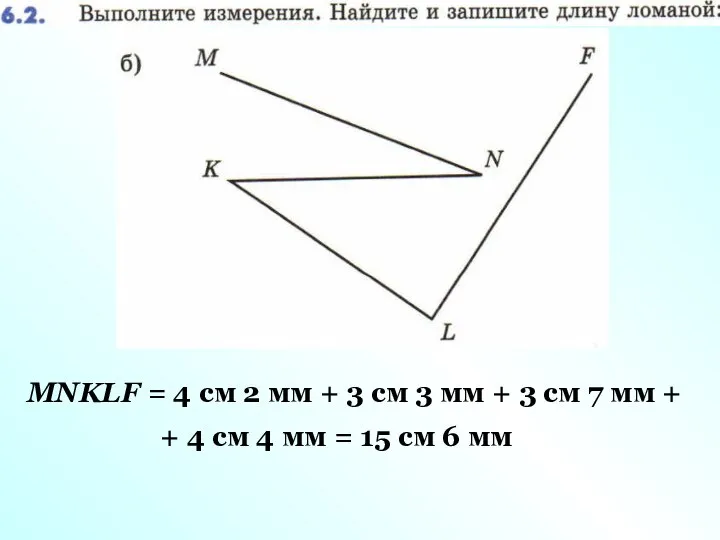 MNKLF = 4 см 2 мм + 3 см 3 мм