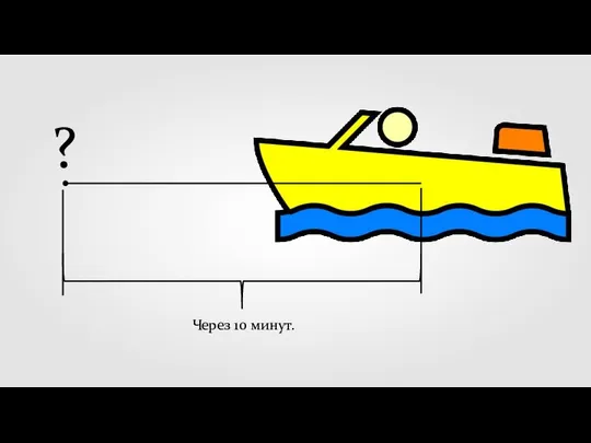 ? Через 10 минут.