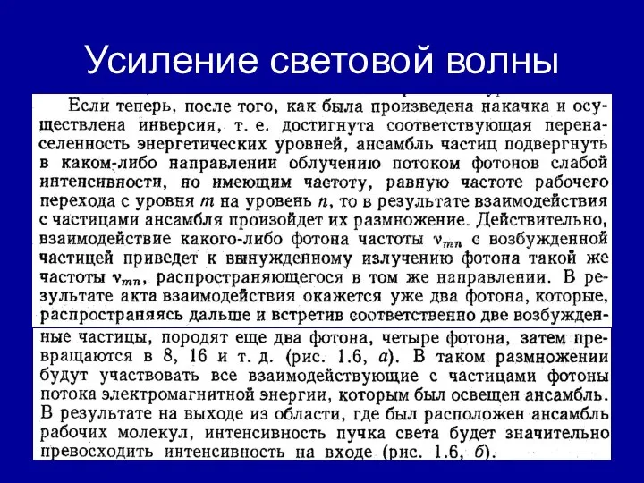 Усиление световой волны