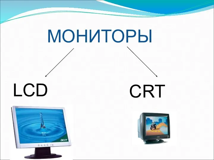 МОНИТОРЫ LCD CRT