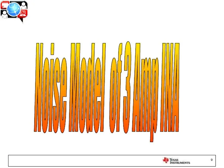 Noise Model of 3 Amp INA