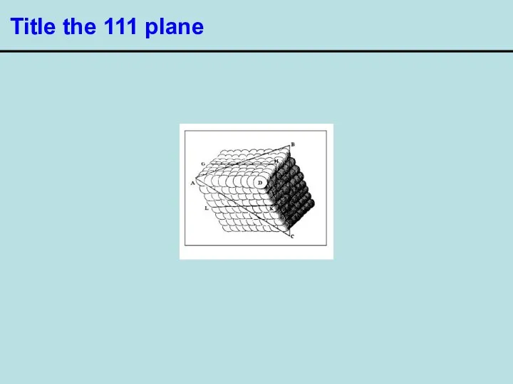 Title the 111 plane