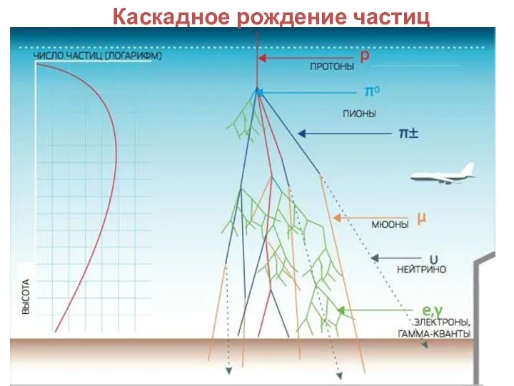 Каскадное рождение частиц