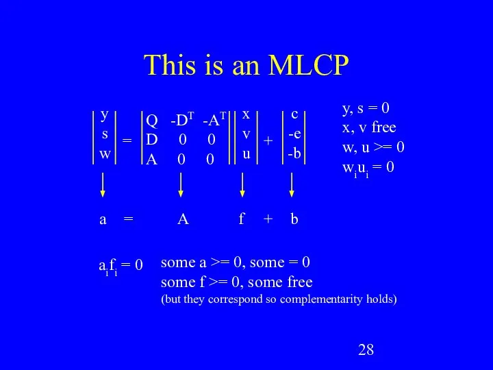 This is an MLCP x v u Q -DT -AT D