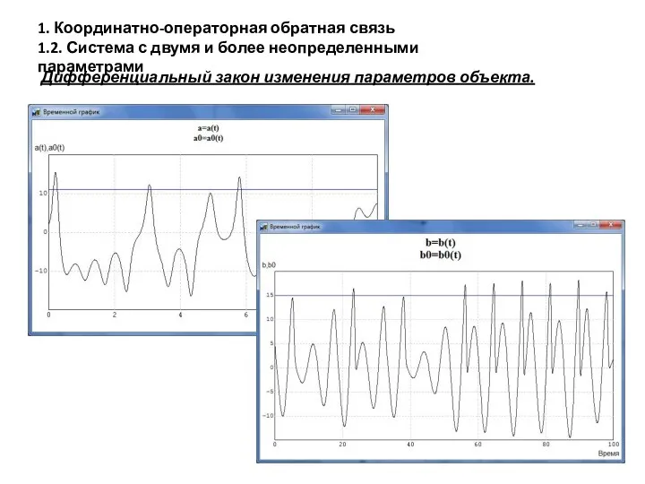 1. Координатно-операторная обратная связь 1.2. Система с двумя и более неопределенными