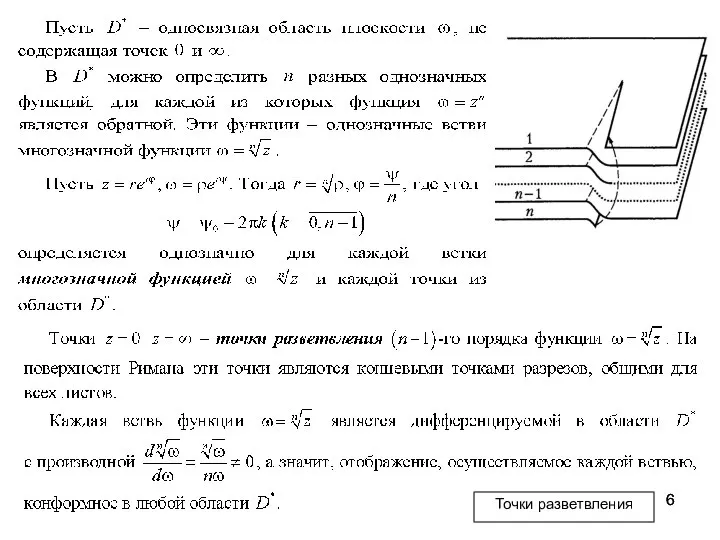 Точки разветвления