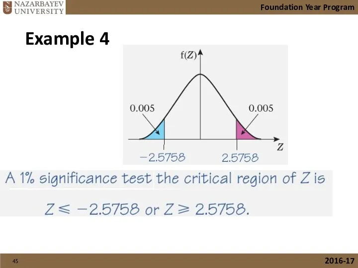 Foundation Year Program 2016-17 Example 4