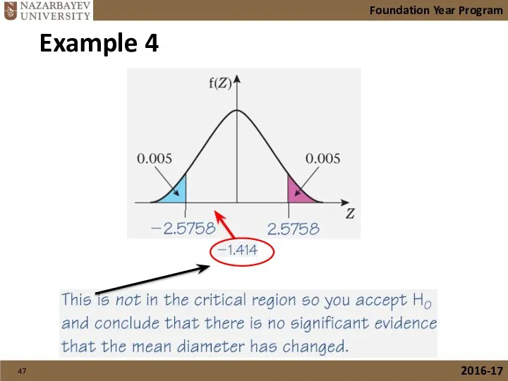 Foundation Year Program 2016-17 Example 4