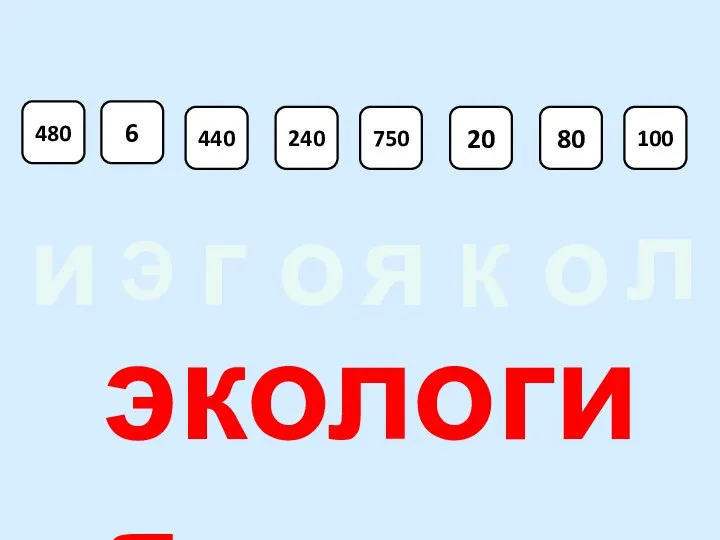 480 6 20 750 440 80 100 240 Э К о