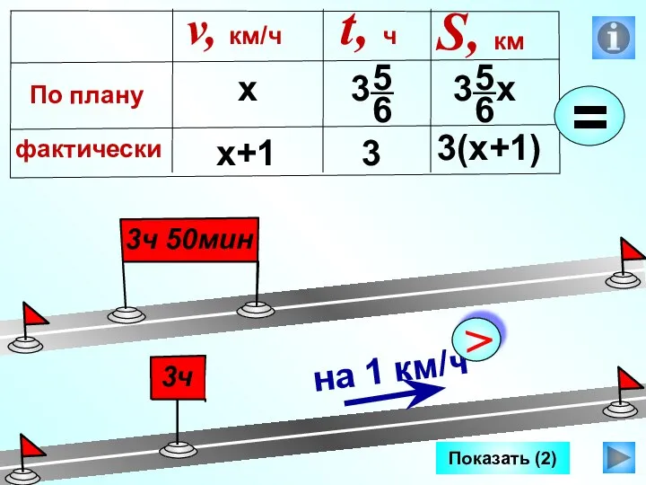 Показать (2) х х+1 3 3(х+1)