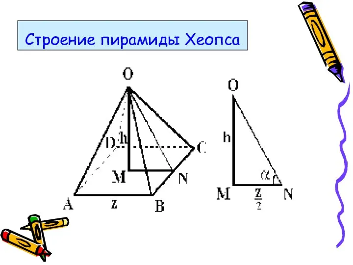 Строение пирамиды Хеопса