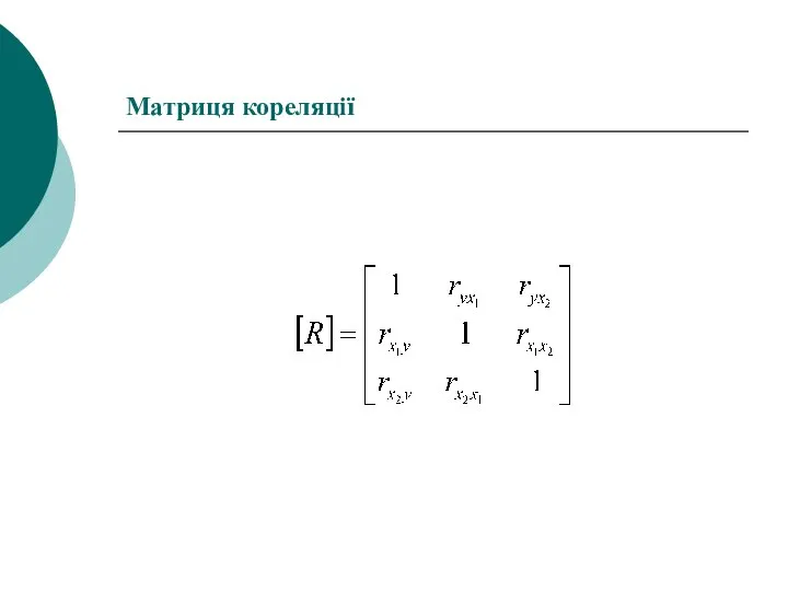 Матриця кореляції