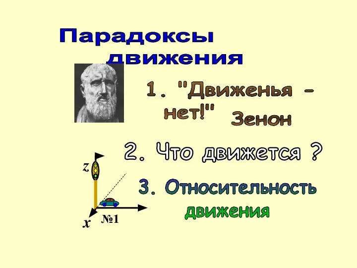 Парадоксы движения 2. Что движется ?