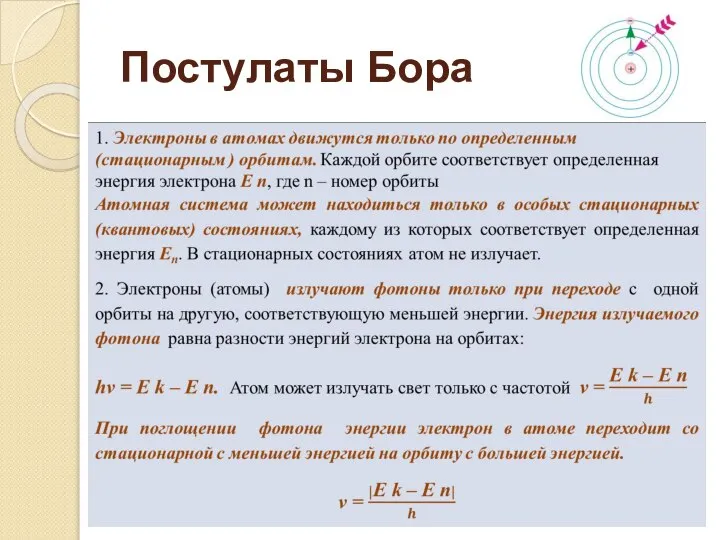 Постулаты Бора