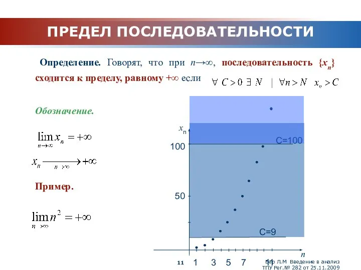 Бер Л.М Введение в анализ ТПУ Рег.№ 282 от 25.11.2009 ПРЕДЕЛ