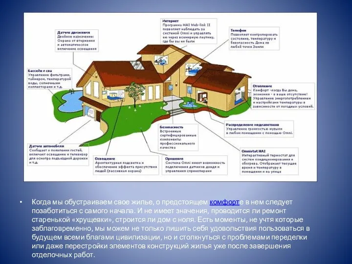 Когда мы обустраиваем свое жилье, о предстоящем комфорте в нем следует