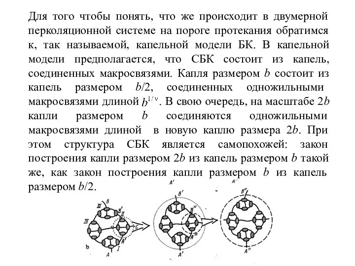 Для того чтобы понять, что же происходит в двумерной перколяционной системе