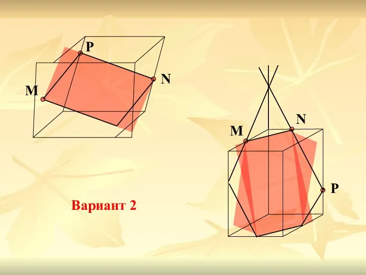 M N P M N P Вариант 2