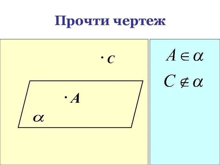 Прочти чертеж A С