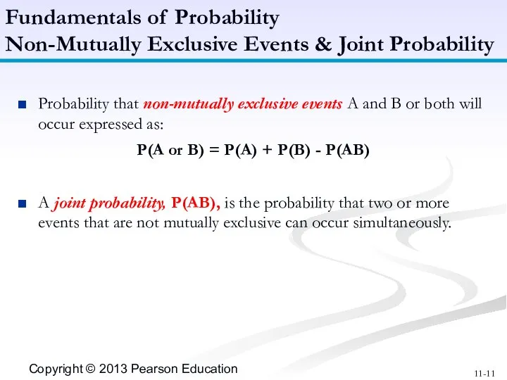 Probability that non-mutually exclusive events A and B or both will