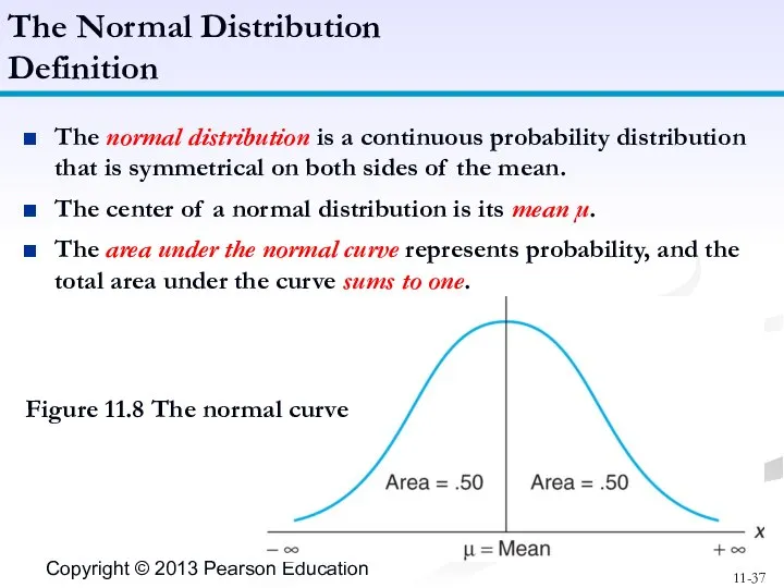 The normal distribution is a continuous probability distribution that is symmetrical