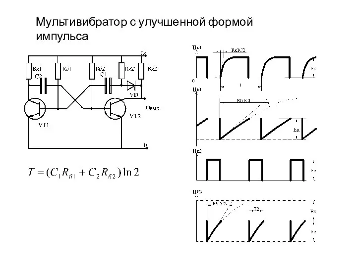 Мультивибратор с улучшенной формой импульса