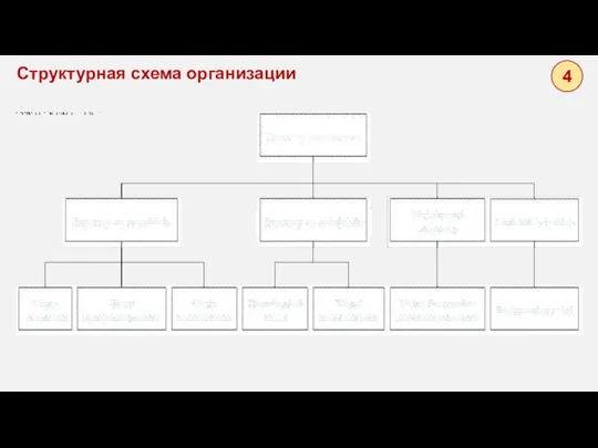 Структурная схема организации 4