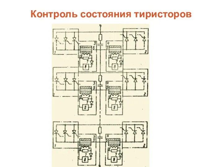 Контроль состояния тиристоров