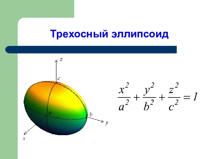 Трехосный эллипсоид