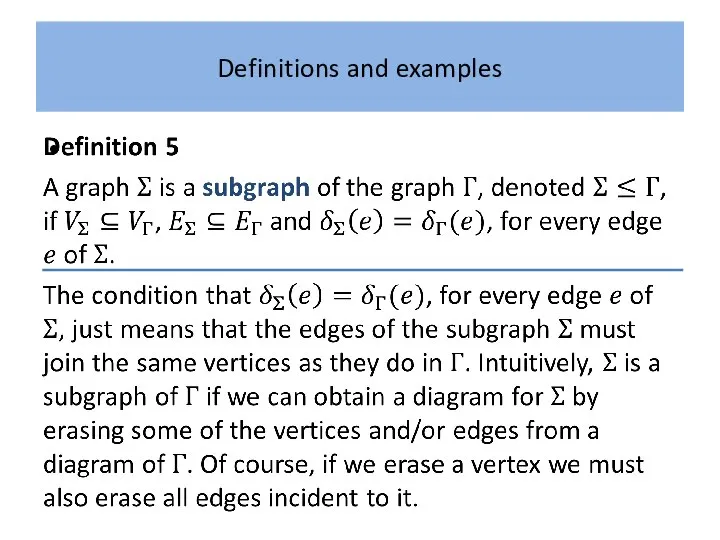 Definitions and examples