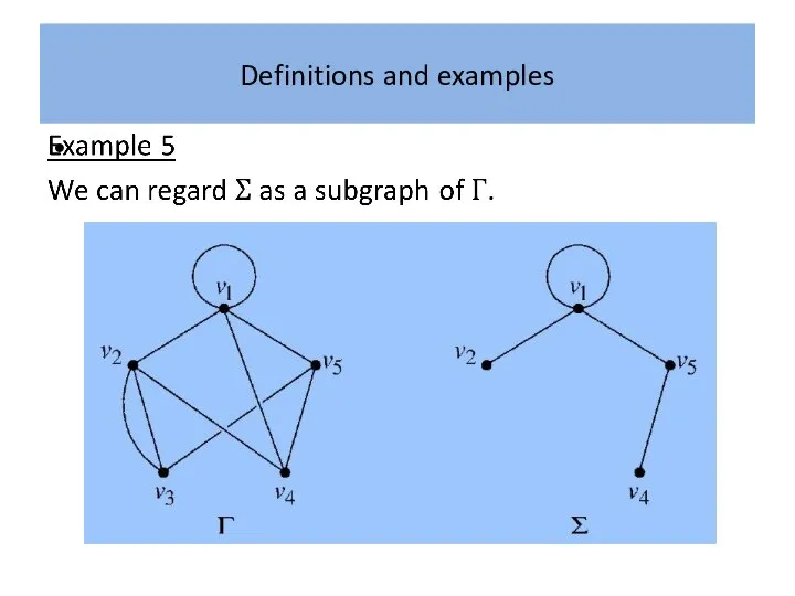 Definitions and examples