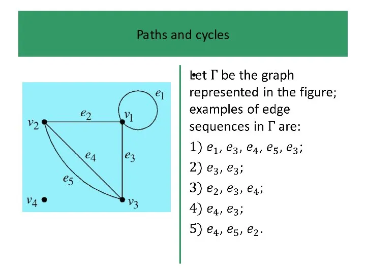 Paths and cycles