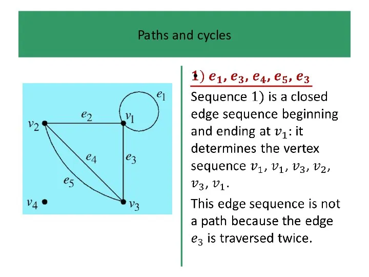 Paths and cycles