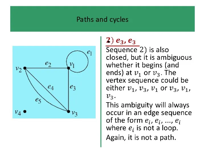 Paths and cycles