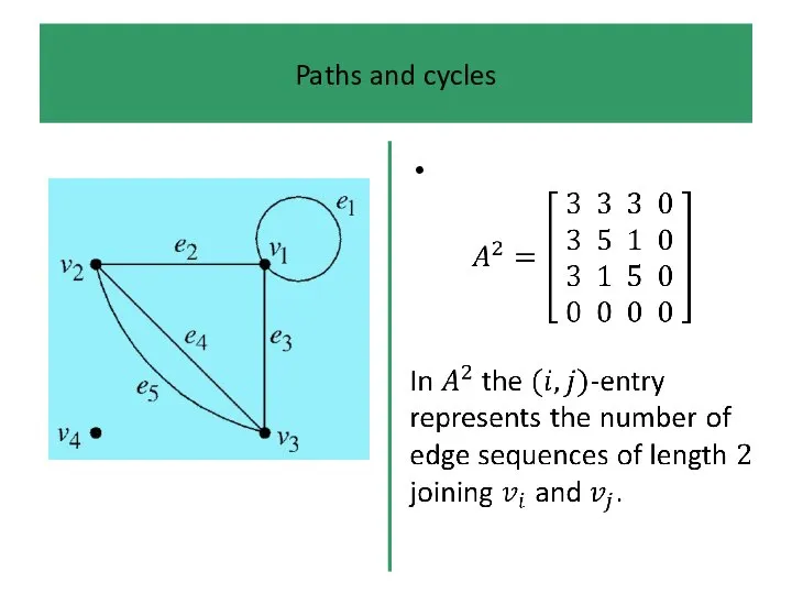 Paths and cycles