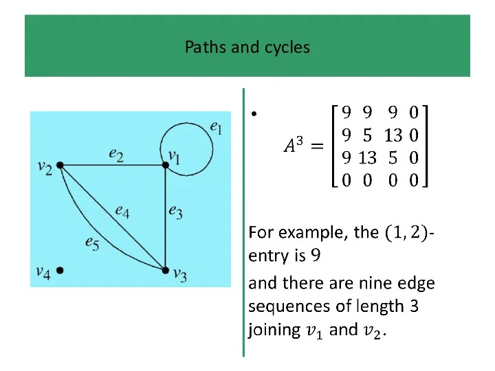 Paths and cycles