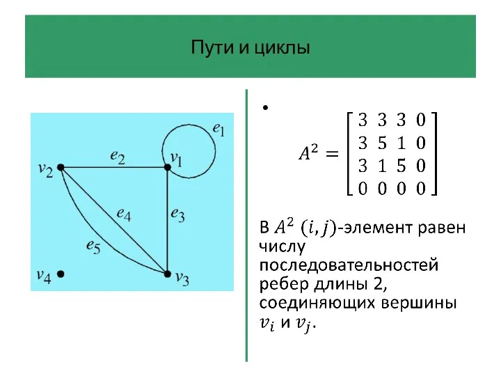 Пути и циклы