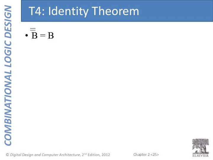 B = B T4: Identity Theorem