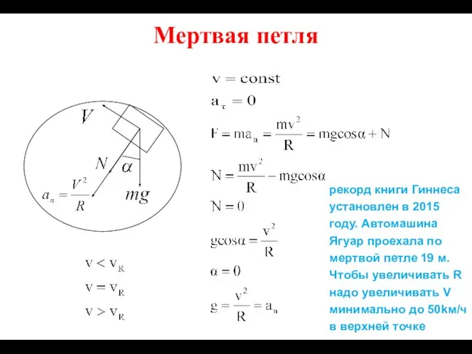 Мертвая петля рекорд книги Гиннеса установлен в 2015 году. Автомашина Ягуар