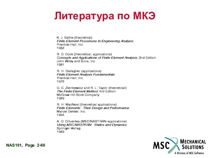 Литература по МКЭ